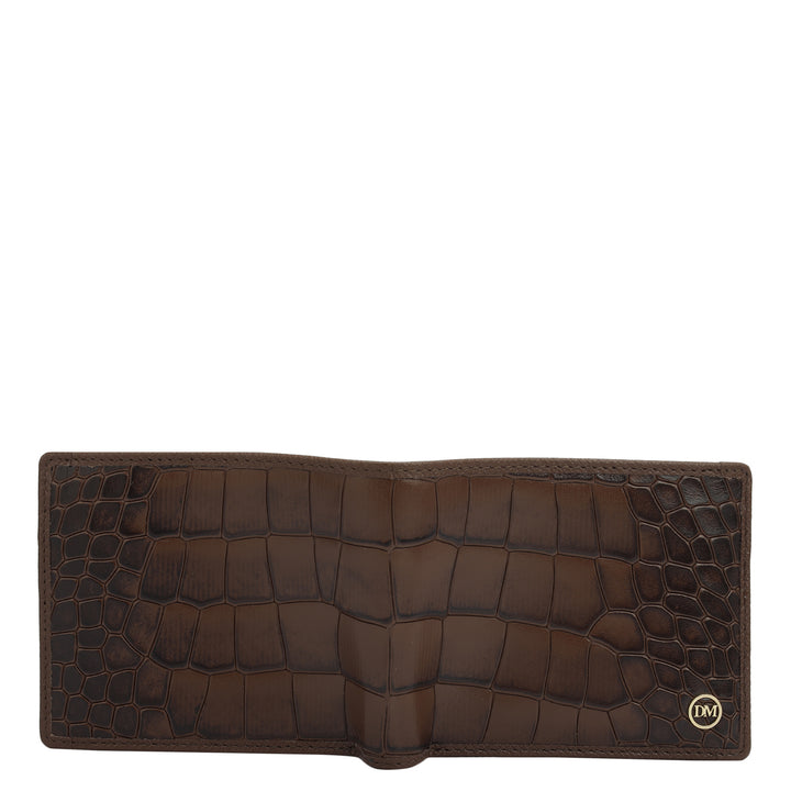 Date Bifold Leather Mens Wallet