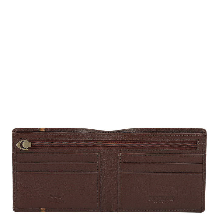 Espresso Bifold Leather Mens Wallet