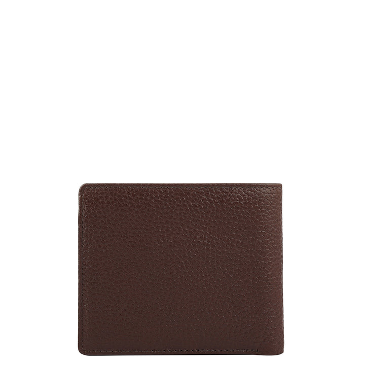 Espresso Bifold Leather Mens Wallet