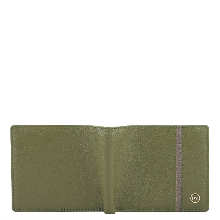 Fern Bifold Leather Mens Wallet
