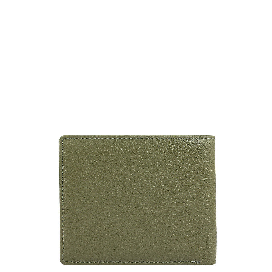 Fern Bifold Leather Mens Wallet