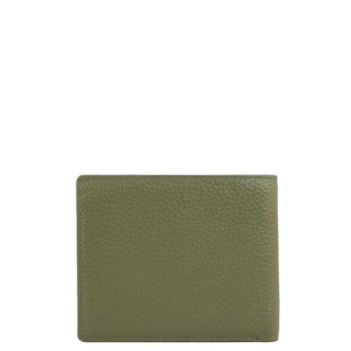 Fern Bifold Leather Mens Wallet