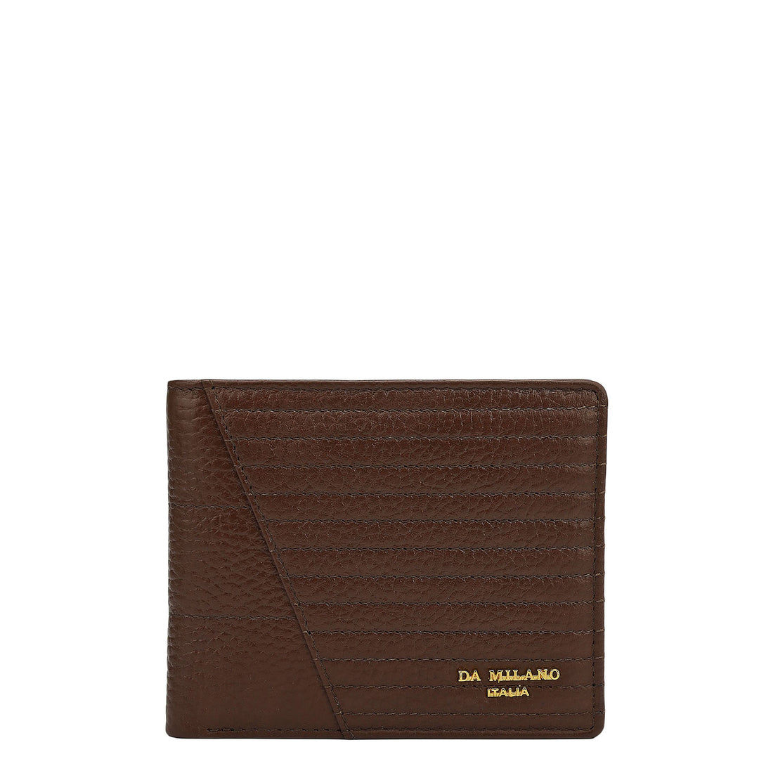 Espresso Bifold Leather Mens Wallet