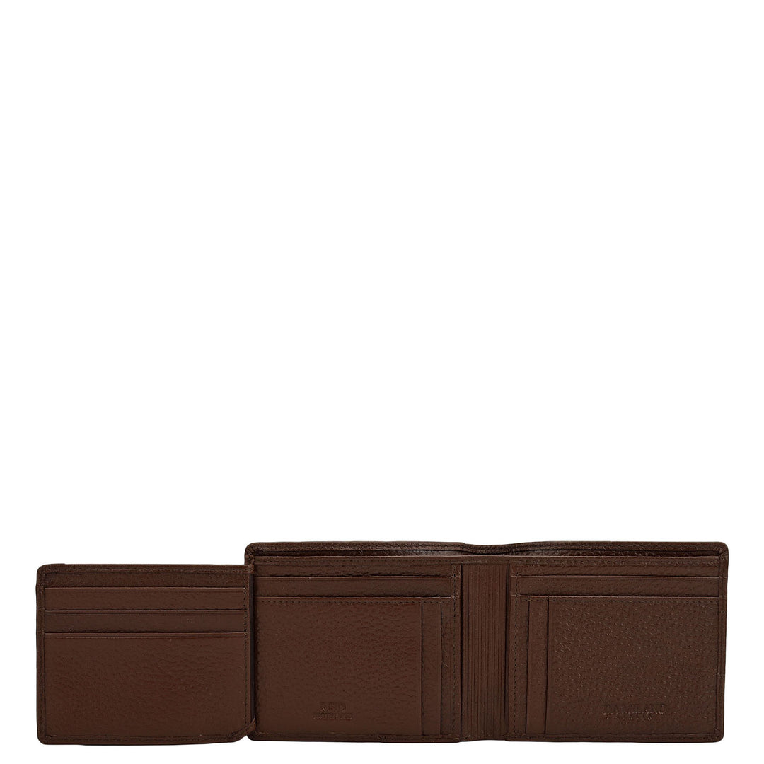 Espresso Bifold Leather Mens Wallet