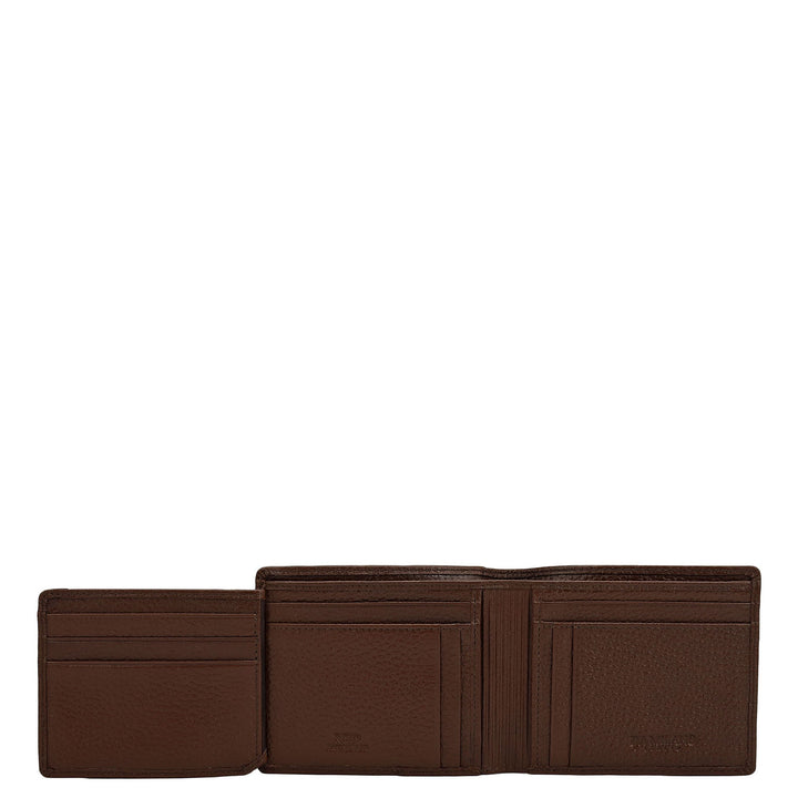 Espresso Bifold Leather Mens Wallet