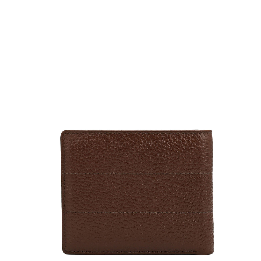Espresso Bifold Leather Mens Wallet