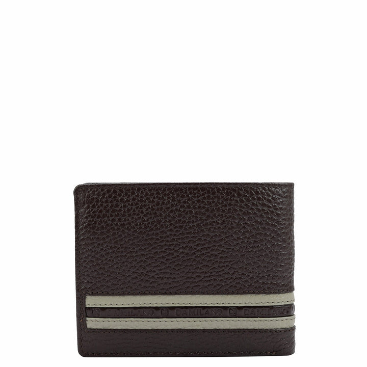 Chocolate Bifold Leather Mens Wallet