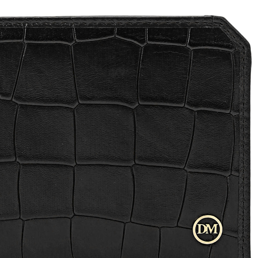 Black Bifold Leather Mens Wallet