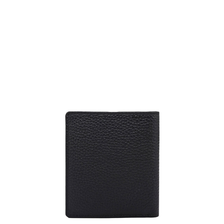 Black Bifold Leather Mens Wallet