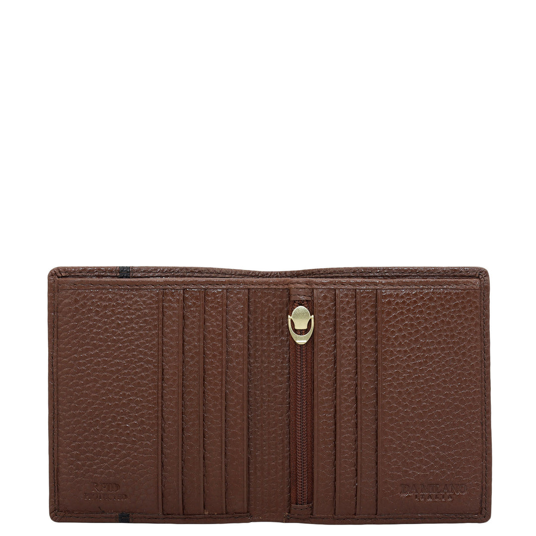 Espresso Bifold Leather Mens Wallet