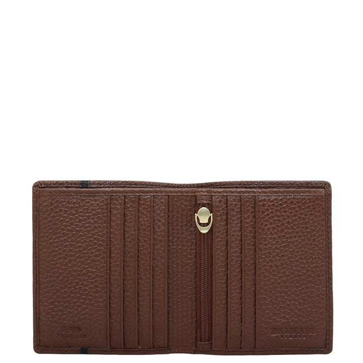 Espresso Bifold Leather Mens Wallet