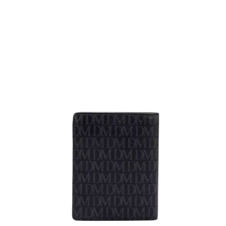 Black Bifold Leather Mens Wallet