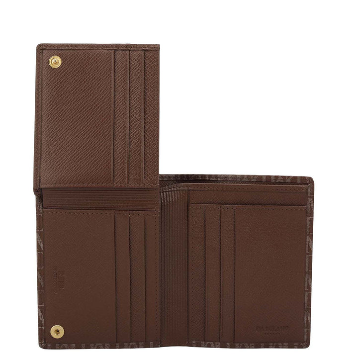 Date Bifold Leather Mens Wallet