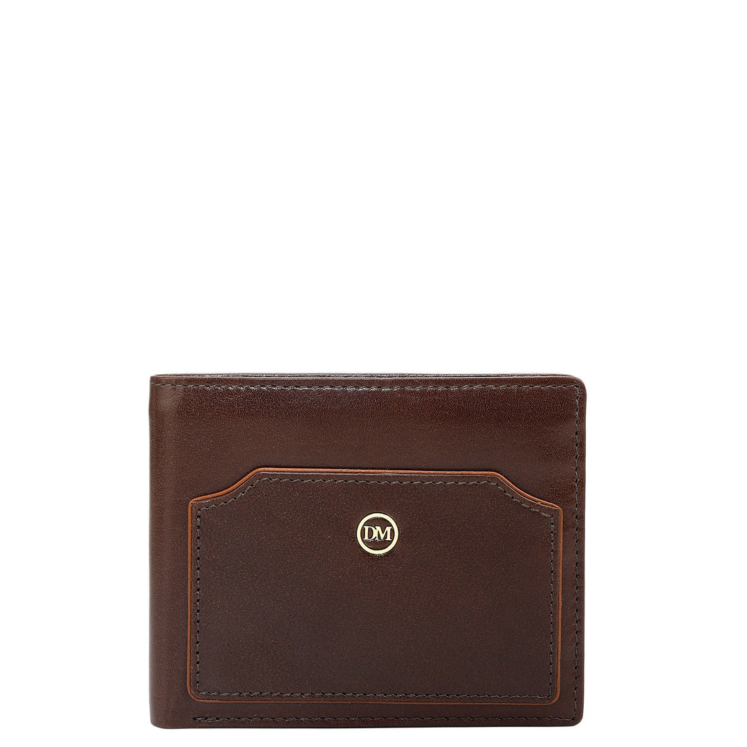 Brown Bifold Leather Mens Wallet