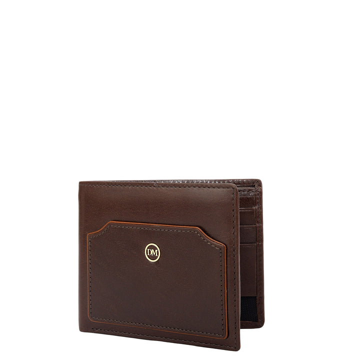 Brown Bifold Leather Mens Wallet
