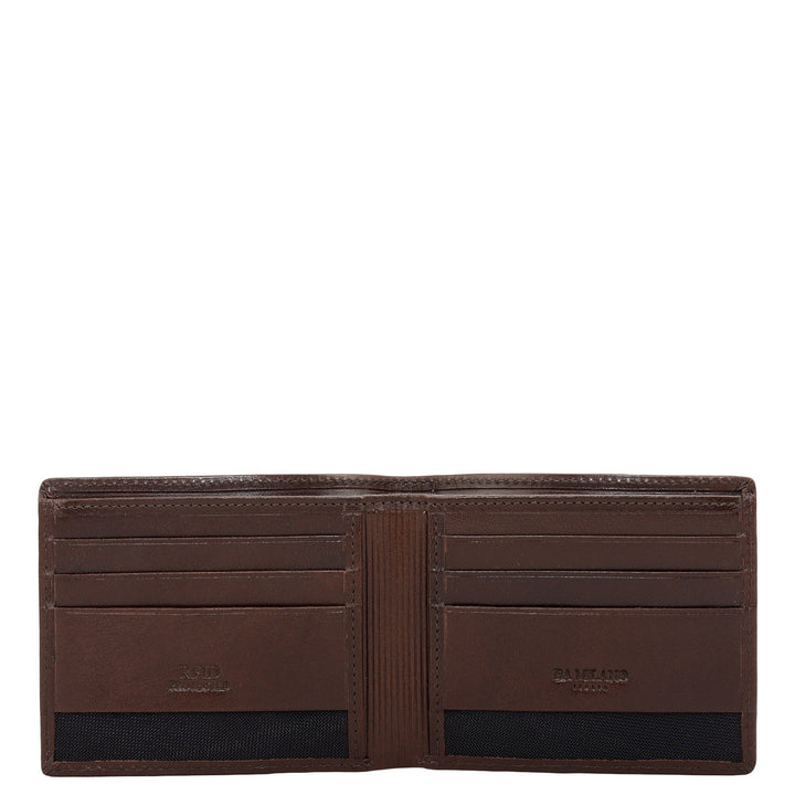Brown Bifold Leather Mens Wallet