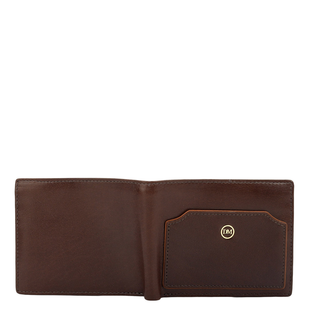 Brown Bifold Leather Mens Wallet