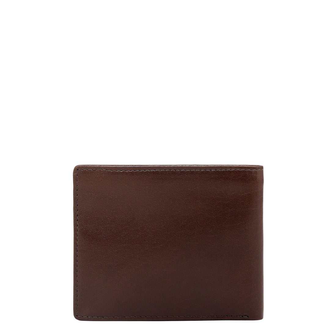 Brown Bifold Leather Mens Wallet
