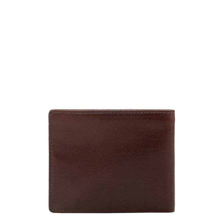 Brown Bifold Leather Mens Wallet