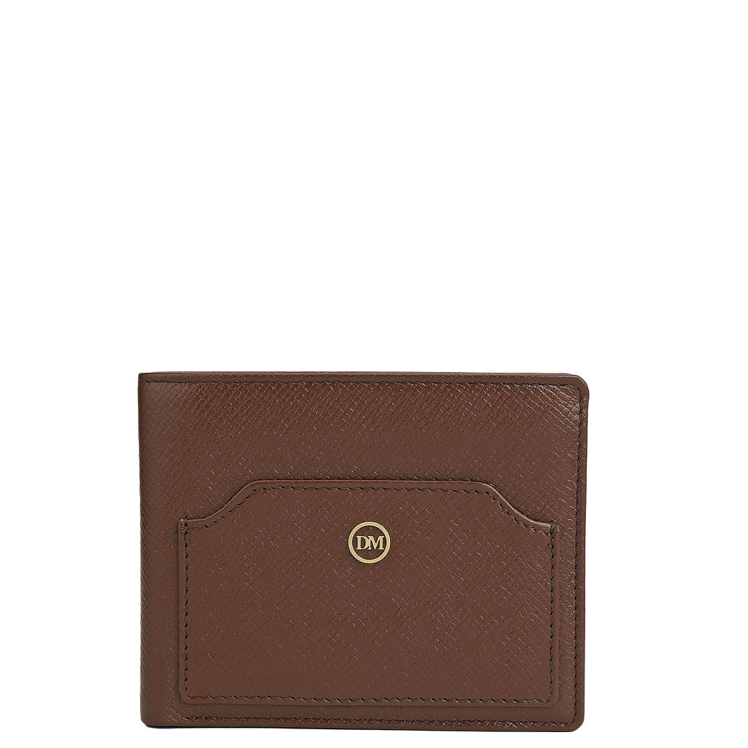 Date Bifold Leather Mens Wallet