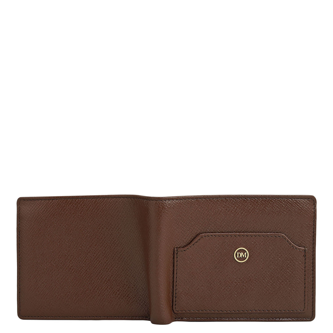 Date Bifold Leather Mens Wallet