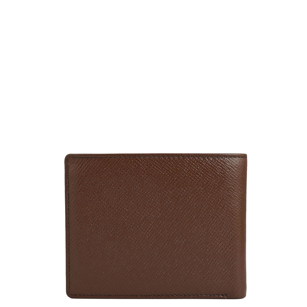 Date Bifold Leather Mens Wallet