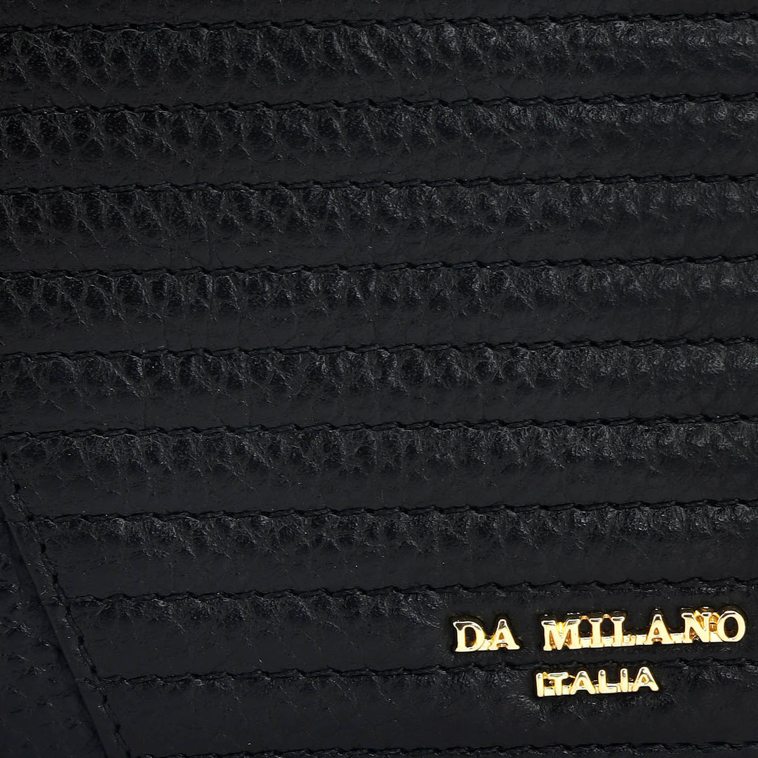 Black Bifold Leather Mens Wallet