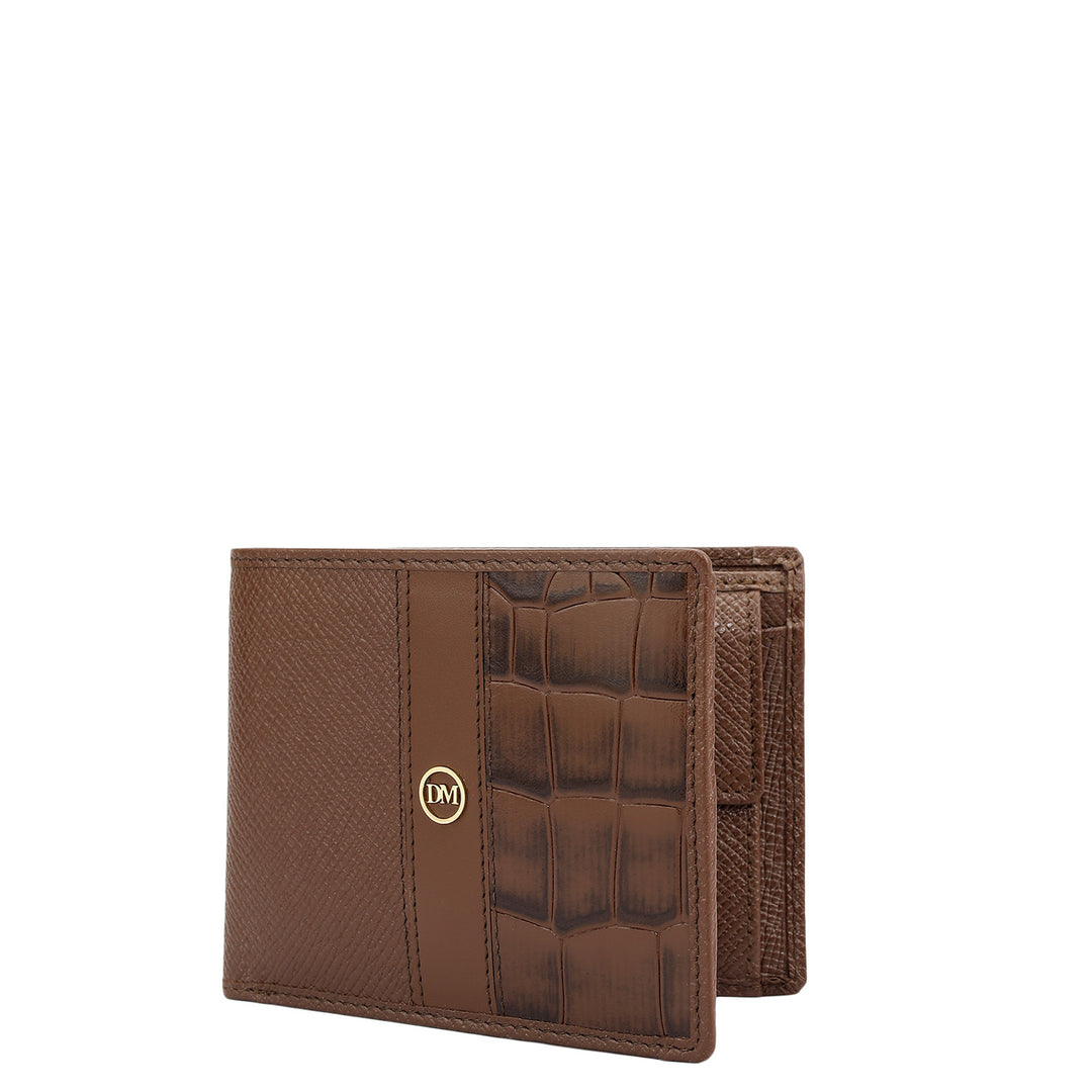 Date Bifold Leather Mens Wallet