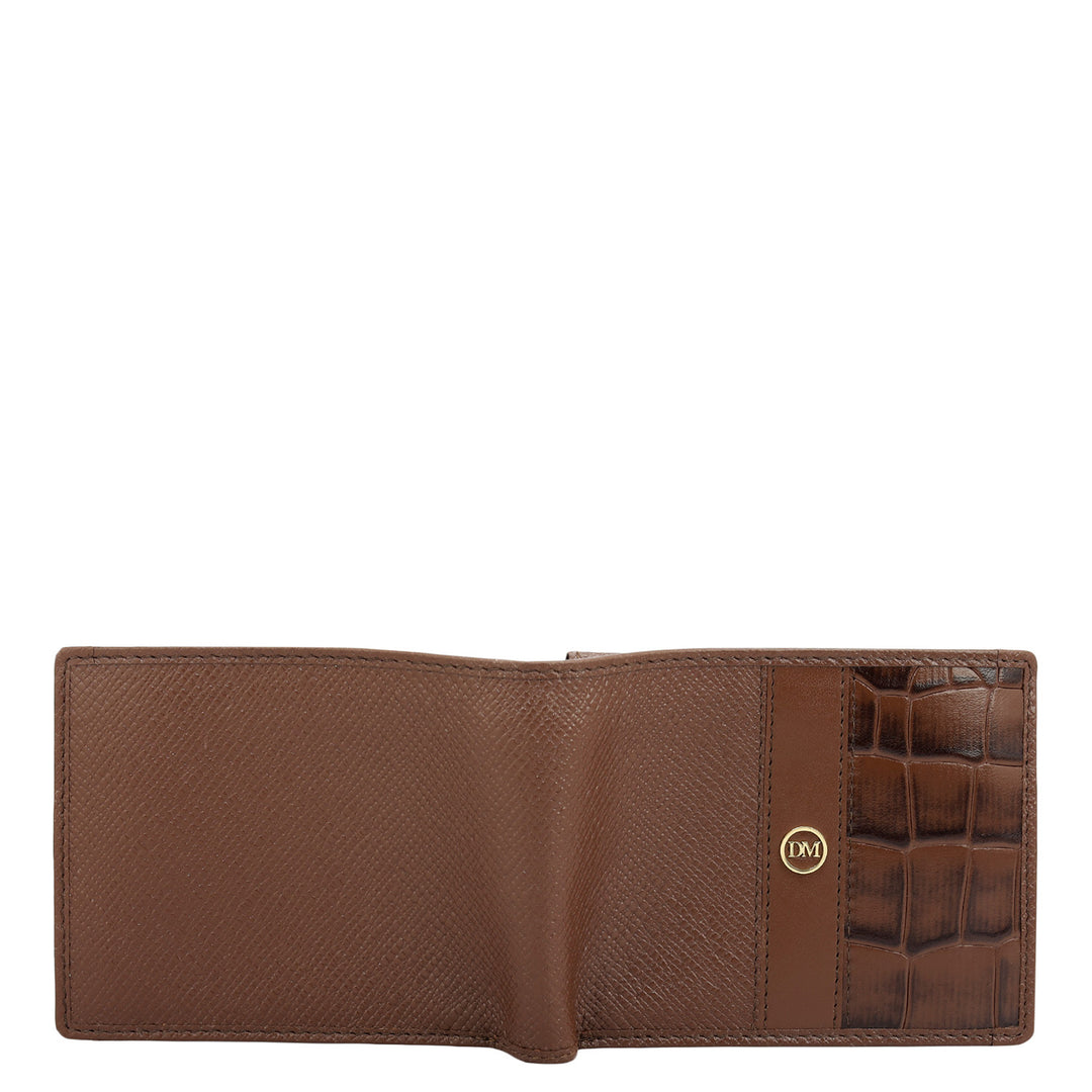 Date Bifold Leather Mens Wallet
