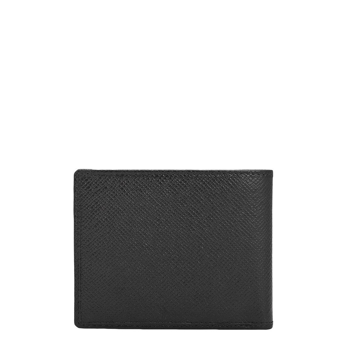 Franzy Croco Leather Mens Wallet - Black