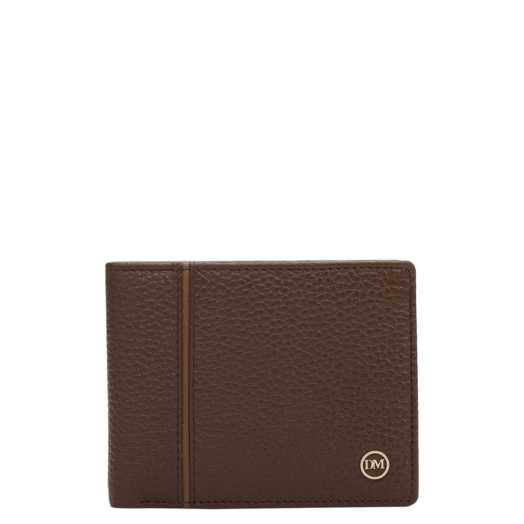 Espresso Bifold Leather Mens Wallet