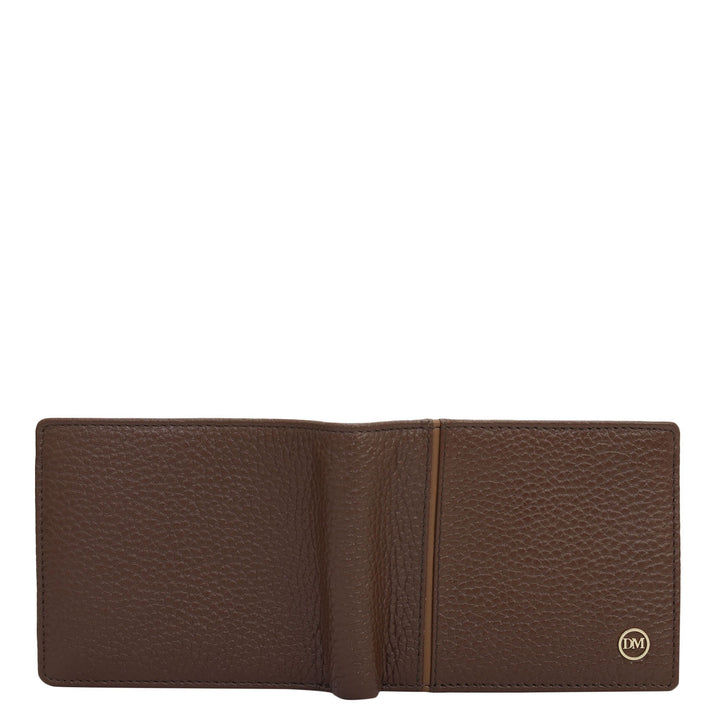Espresso Bifold Leather Mens Wallet