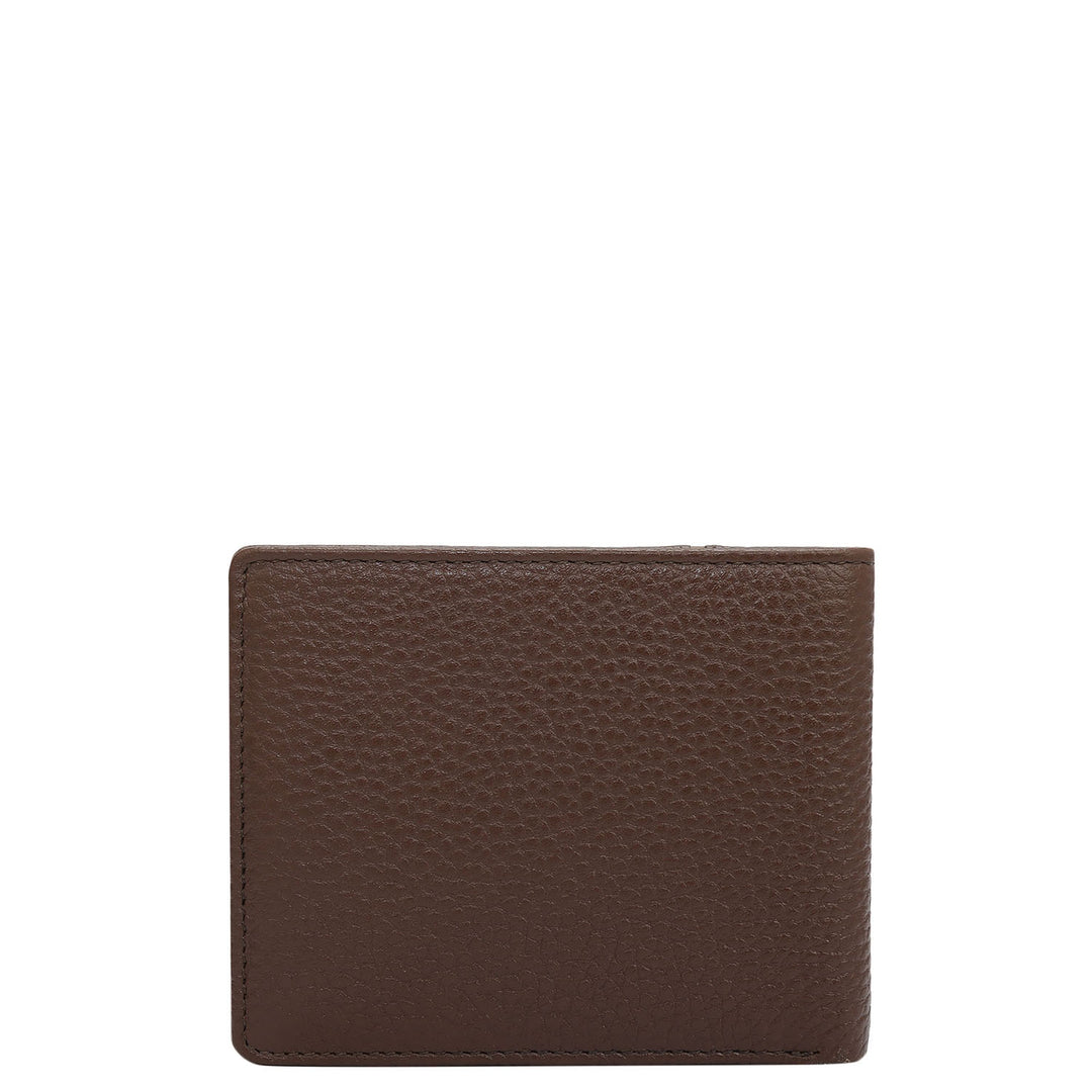 Espresso Bifold Leather Mens Wallet