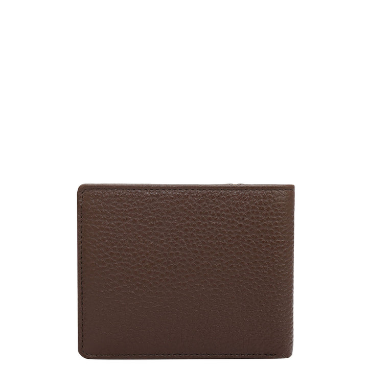 Espresso Bifold Leather Mens Wallet