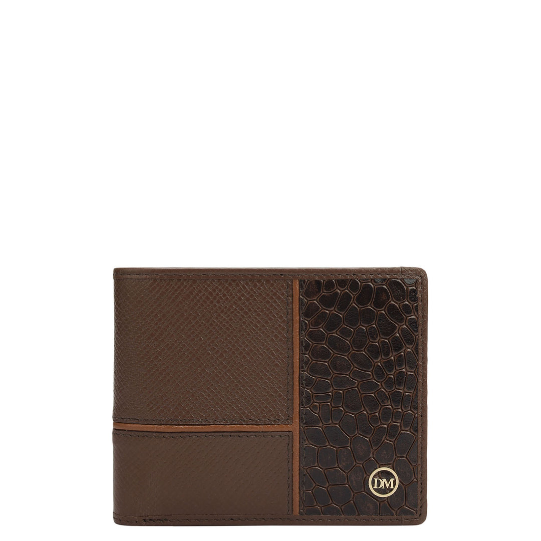 Date Bifold Leather Mens Wallet