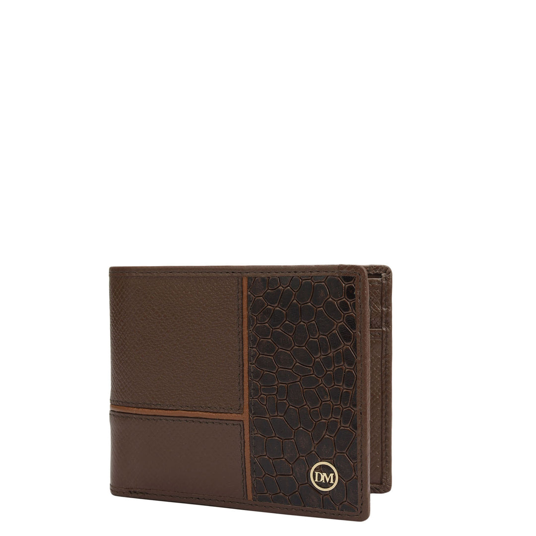 Date Bifold Leather Mens Wallet