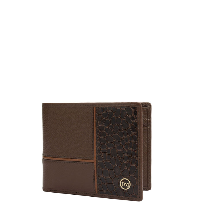 Date Bifold Leather Mens Wallet