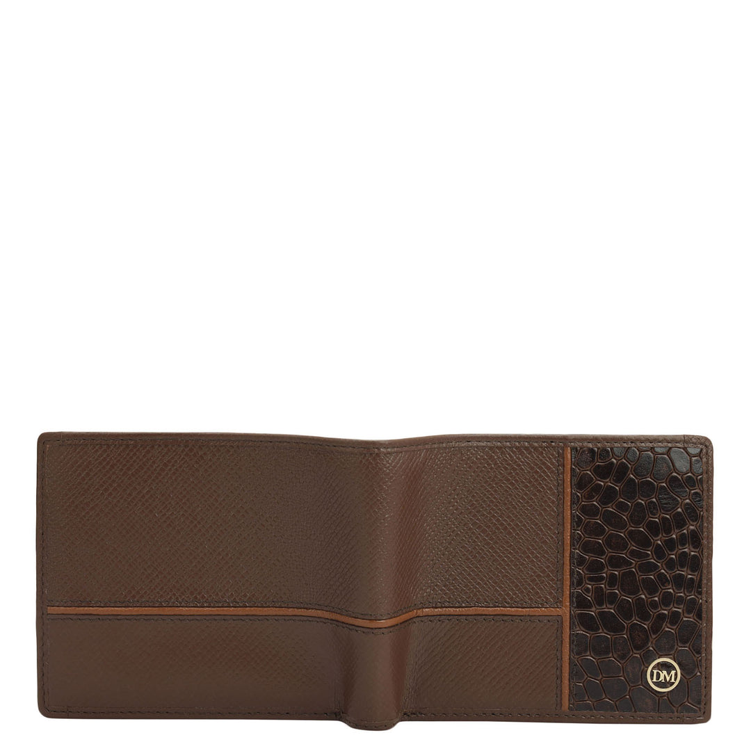 Date Bifold Leather Mens Wallet