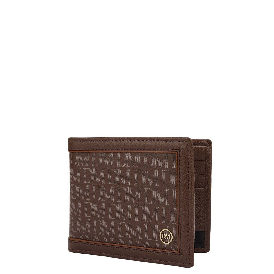 Date Bifold Leather Mens Wallet