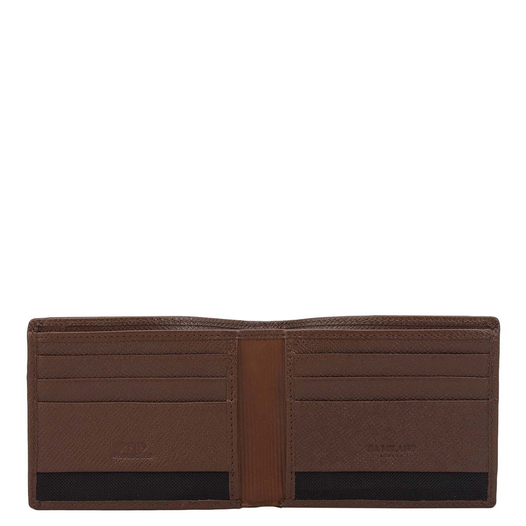 Date Bifold Leather Mens Wallet
