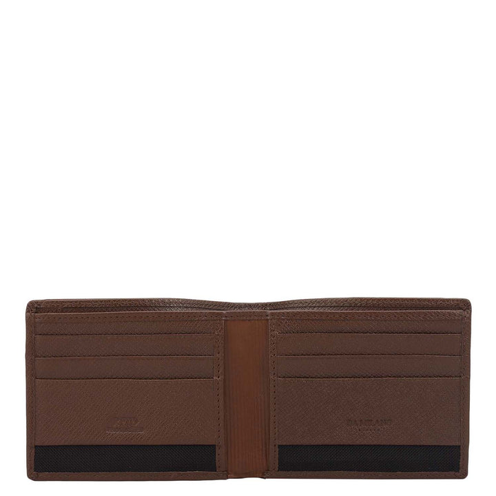 Date Bifold Leather Mens Wallet