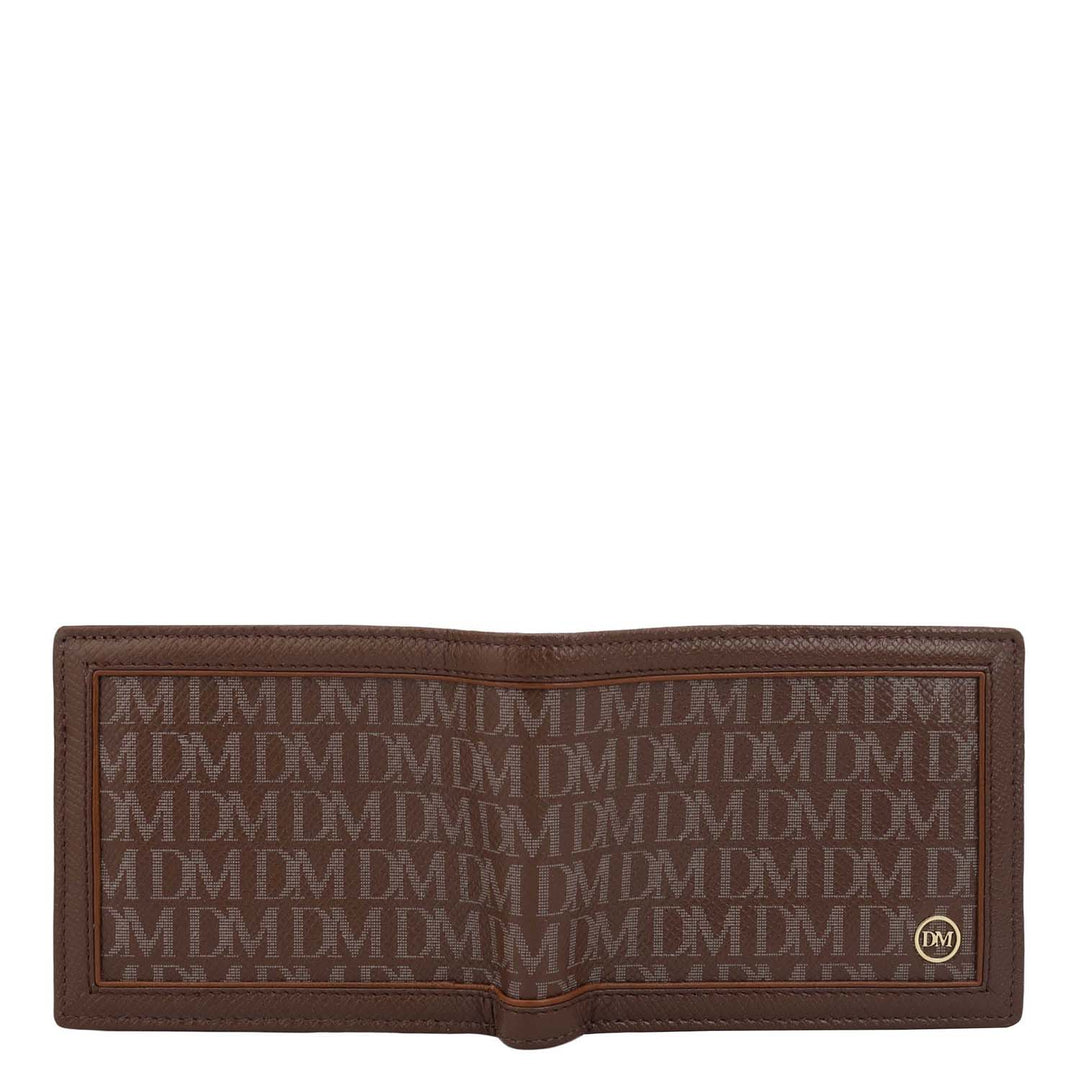 Date Bifold Leather Mens Wallet