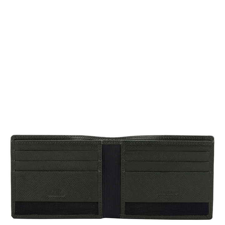 Petrol Green Bifold Leather Mens Wallet