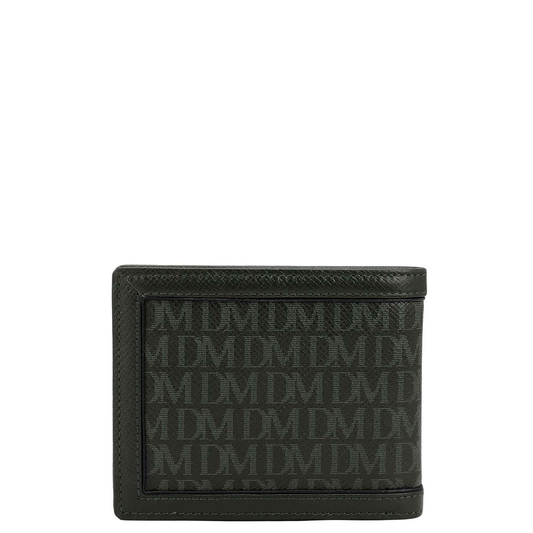 Petrol Green Bifold Leather Mens Wallet