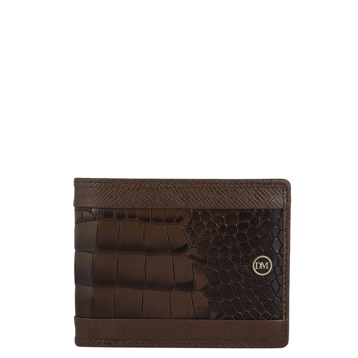 Date Bifold Leather Mens Wallet