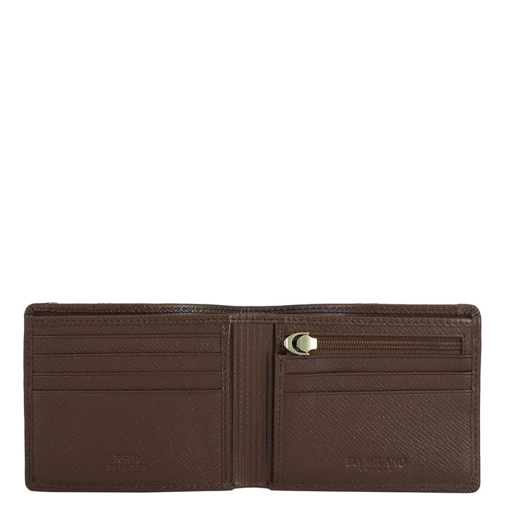Date Bifold Leather Mens Wallet