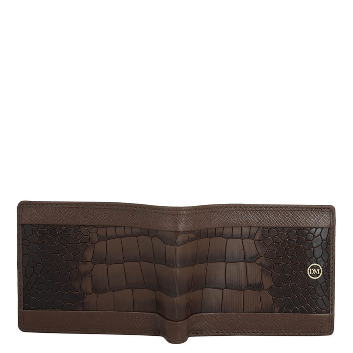 Date Bifold Leather Mens Wallet