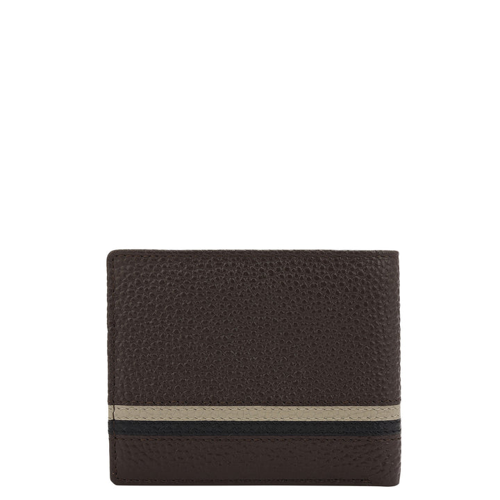 Chocolate Bifold Leather Mens Wallet