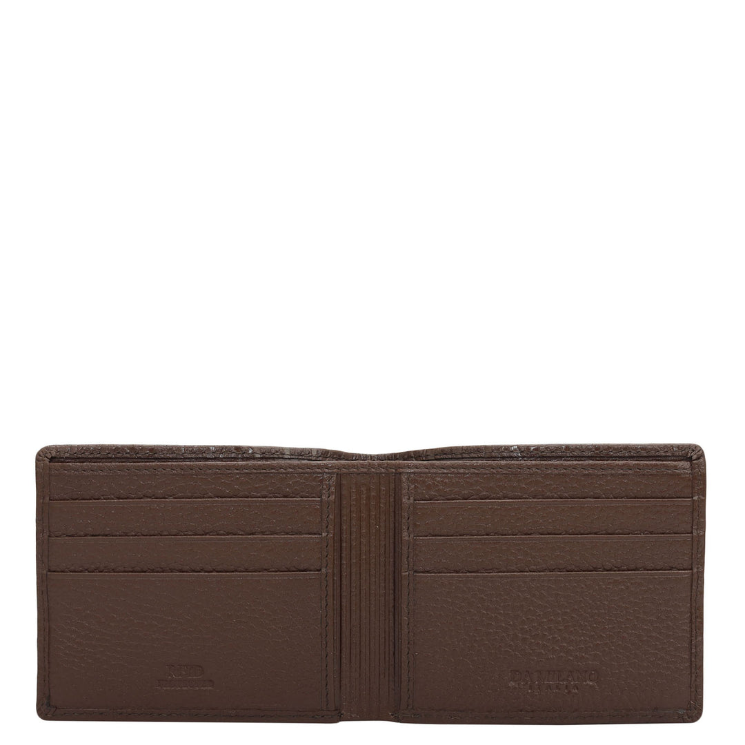Espresso Bifold Leather Mens Wallet