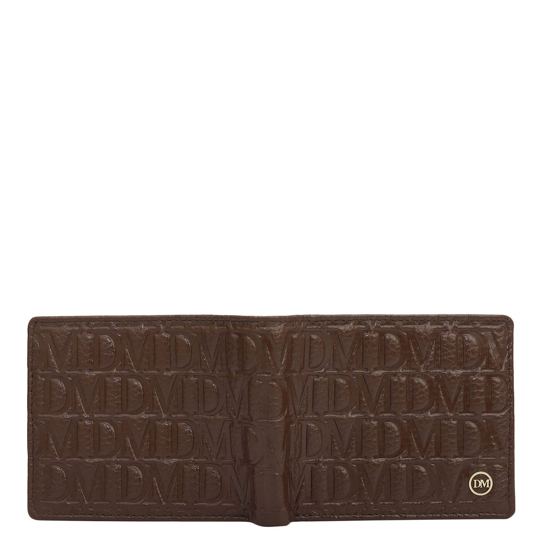 Espresso Bifold Leather Mens Wallet